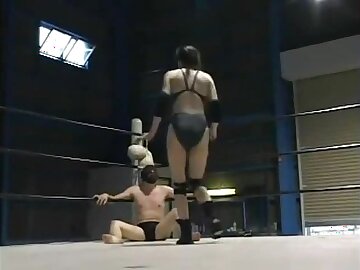 Japanese mixed wrestling domination